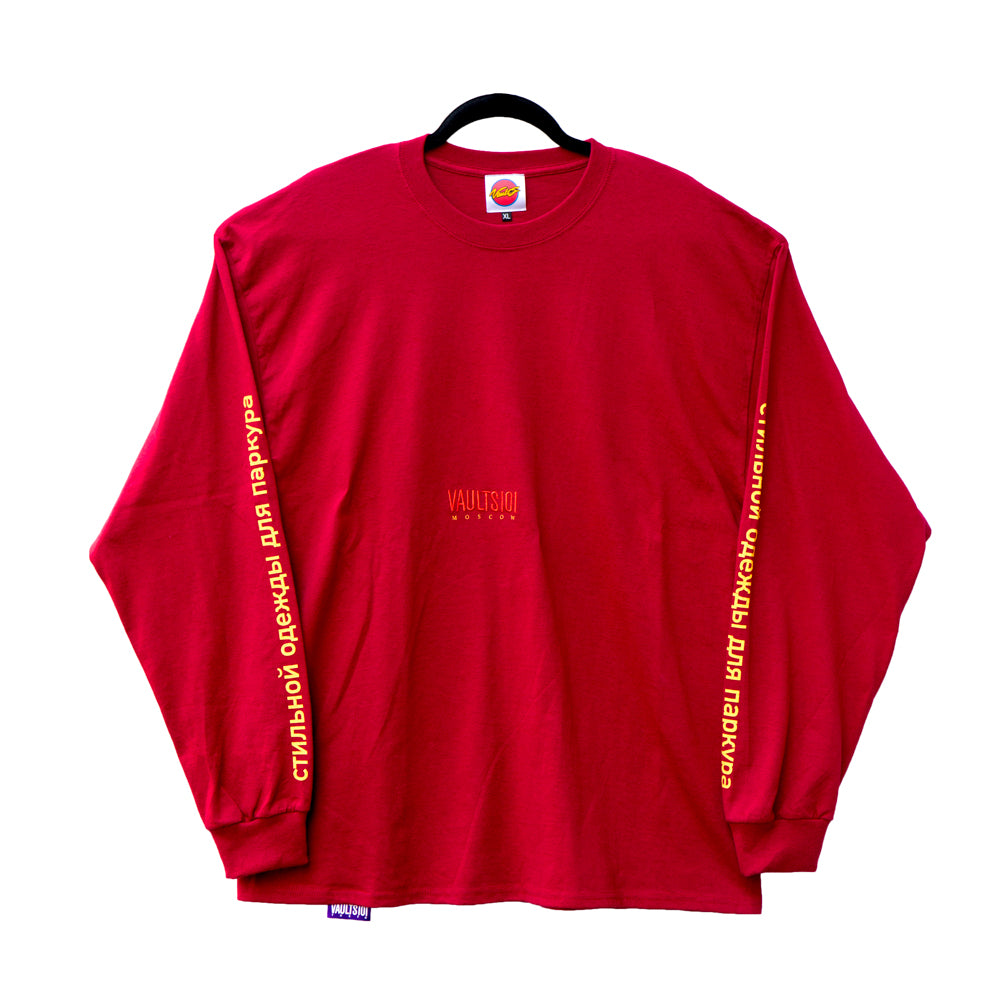VAULTS101MOSCOW LONG SLEEVE 【WINE】