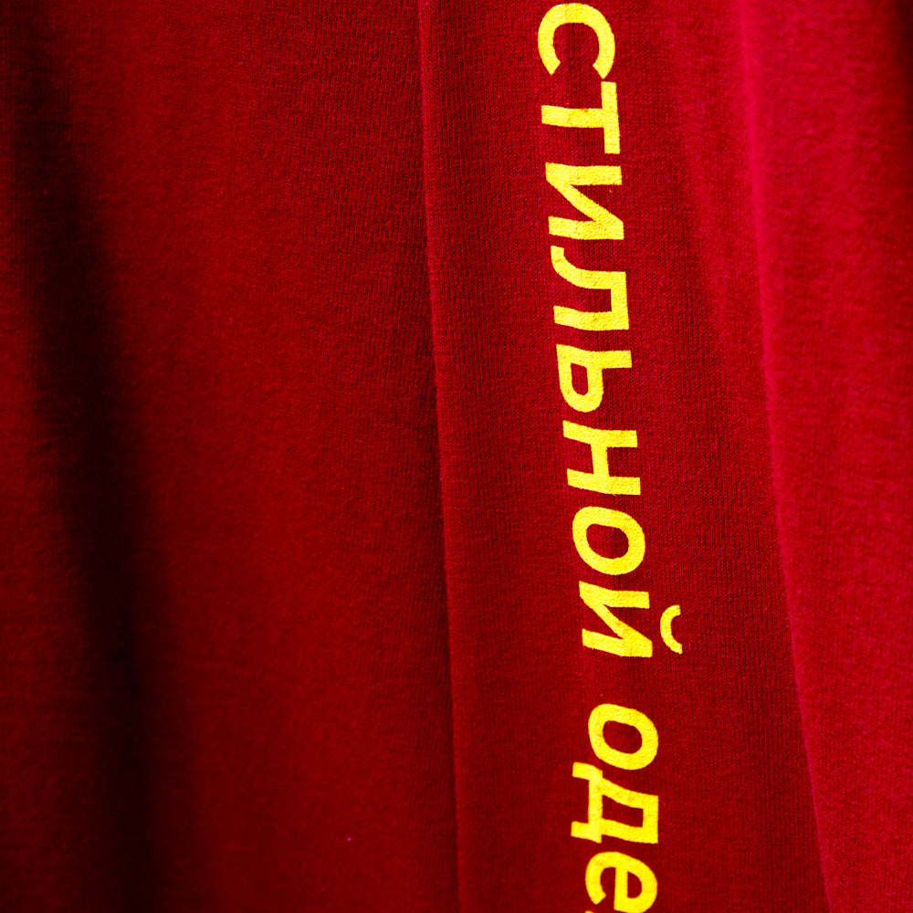 VAULTS101MOSCOW LONG SLEEVE 【WINE】