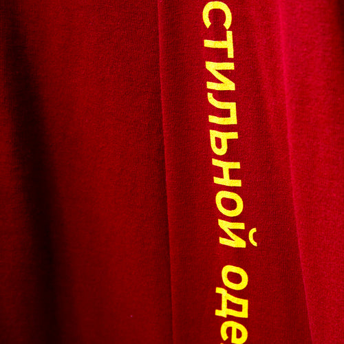 VAULTS101MOSCOW LONG SLEEVE 【WINE】