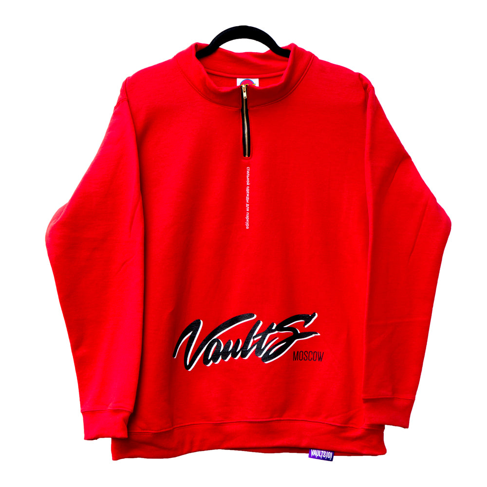 VAULTS101MOSCOW SWEAT SHIRTS 【RED】