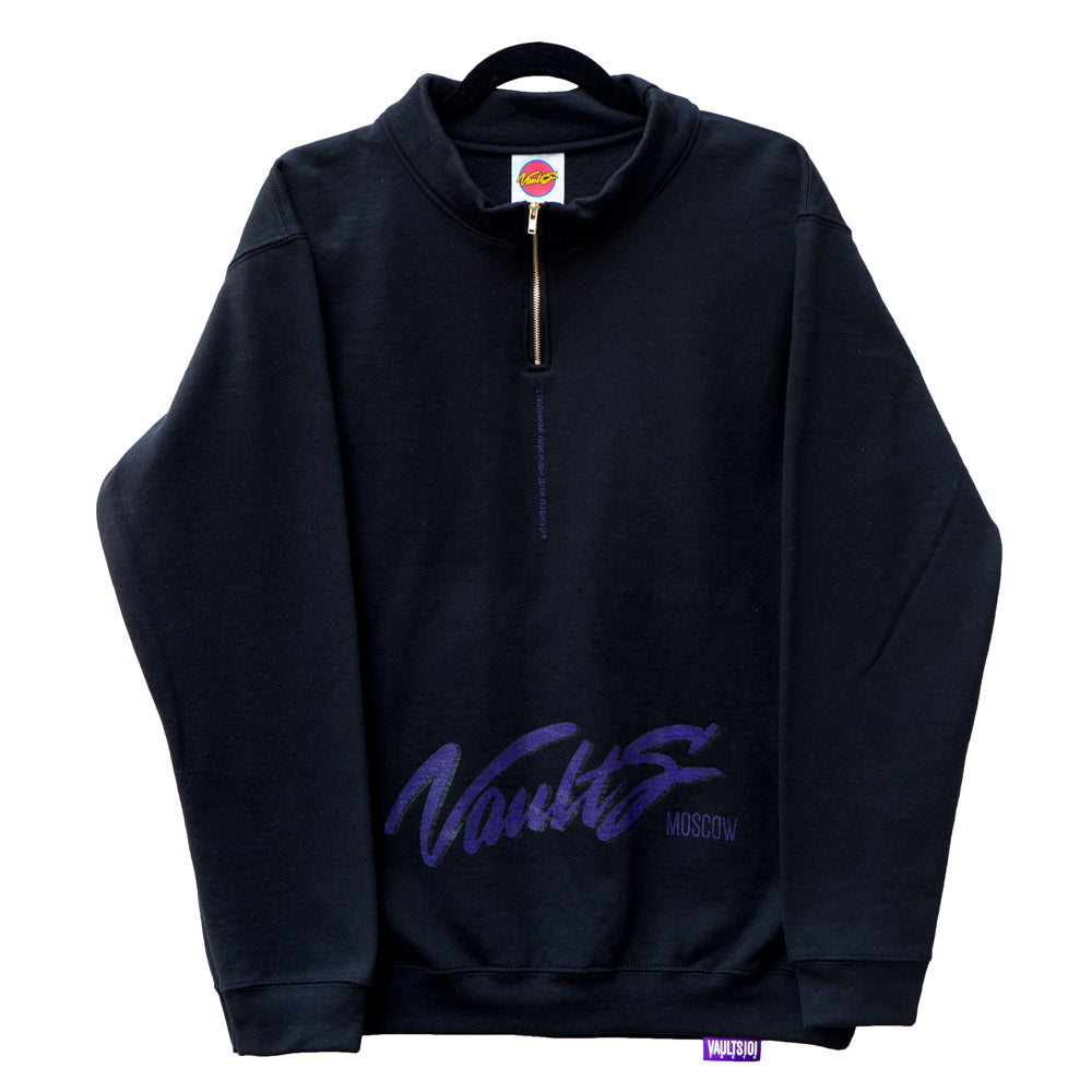 VAULTS101MOSCOW SWEAT SHIRTS 【BLACK】